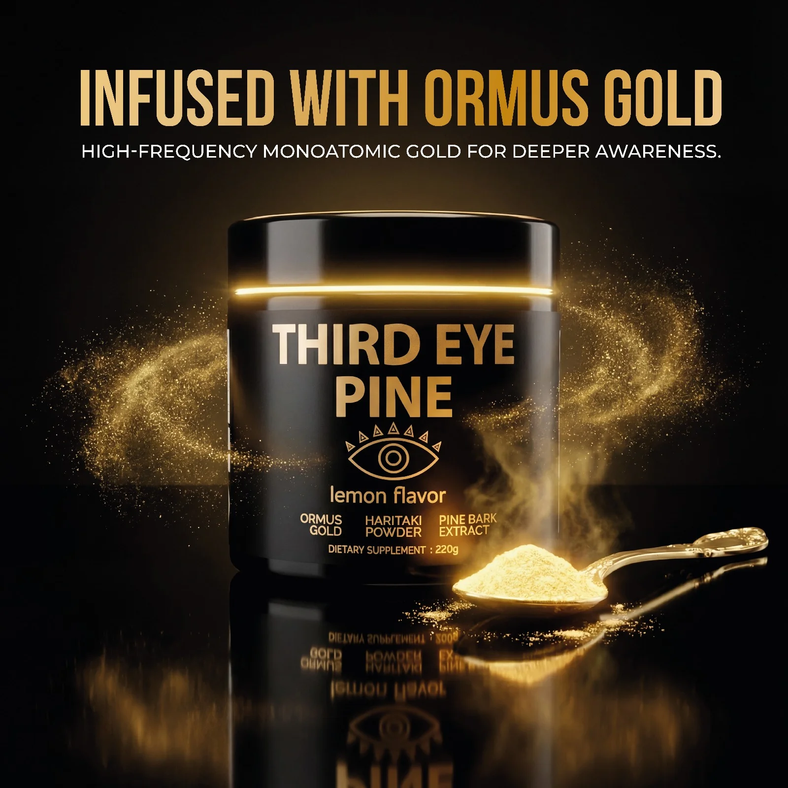 Third Eye Pine (Haritaki, Pine Pollen, Ormus Gold) - Image 4